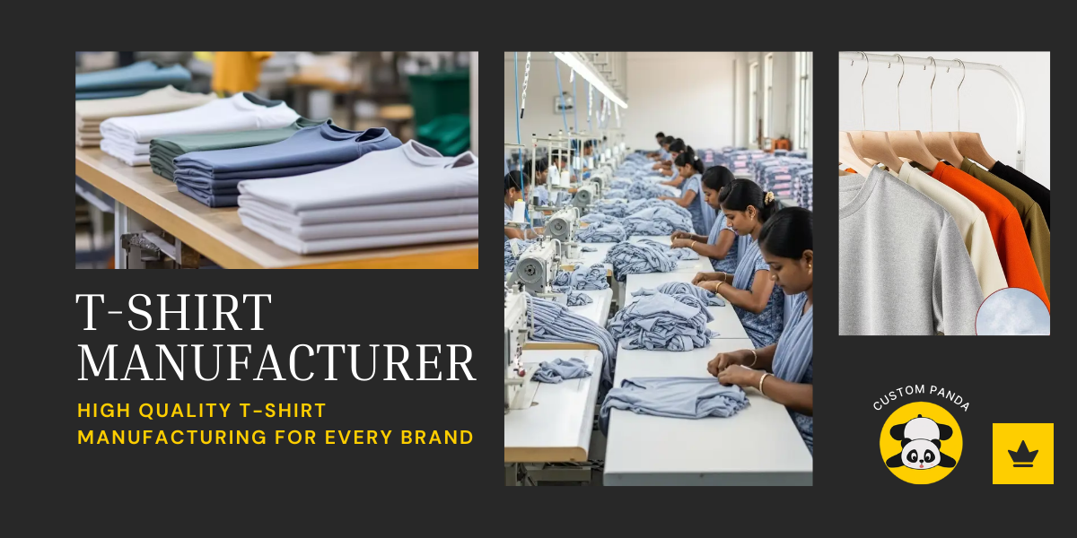 Custom Panda High Quality T Shirt Manufacturer